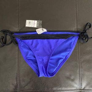 Blue swimsuit bottoms